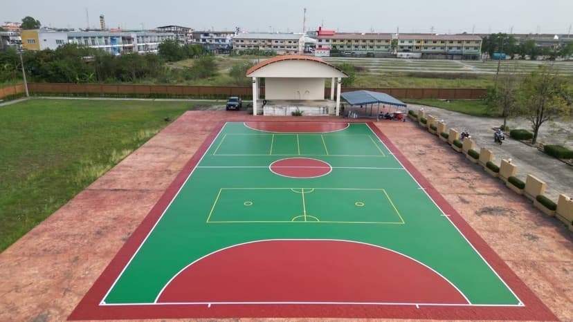 สนามฟุตซอล @ อบต. หนองชาก จ.ชลบุรี
