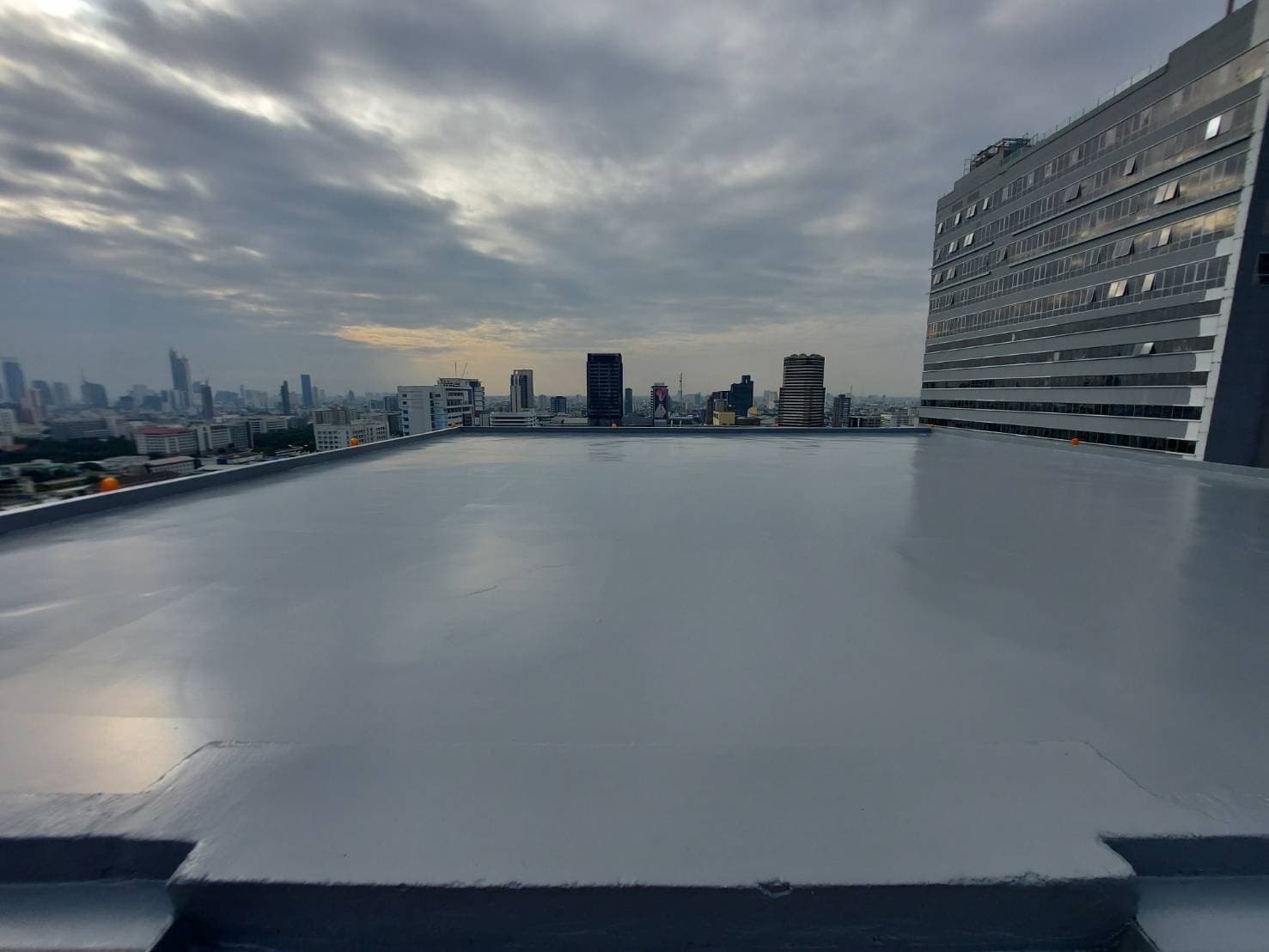 กันซึมดาดฟ้า ด้วย (PU) - รับติดตั้งกันซึมดาดฟ้า ด้วย PU Waterproofing