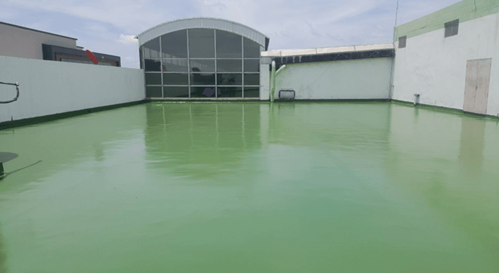 งานนซึมดาดฟ้า ด้วย PU Waterproofing @บิ๊กซีขอนแก่น