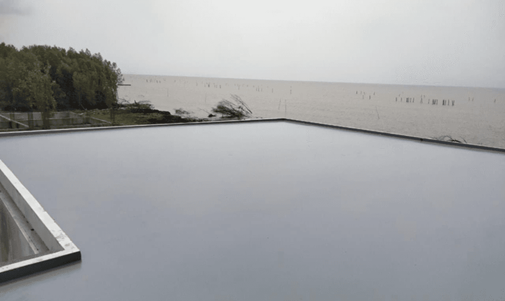 งานนซึมดาดฟ้า ด้วย PU Waterproofing @พัทยา