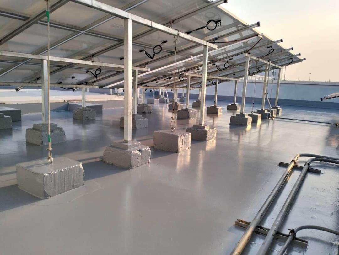 งานนซึมดาดฟ้า ด้วย PU Waterproofing_2