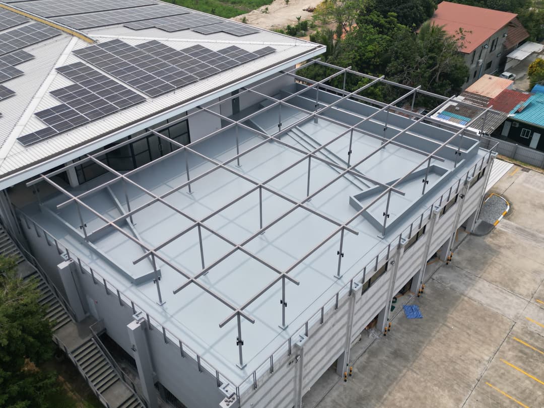 งานนซึมดาดฟ้า ด้วย PU Waterproofing @บางเสร่ พัทยา