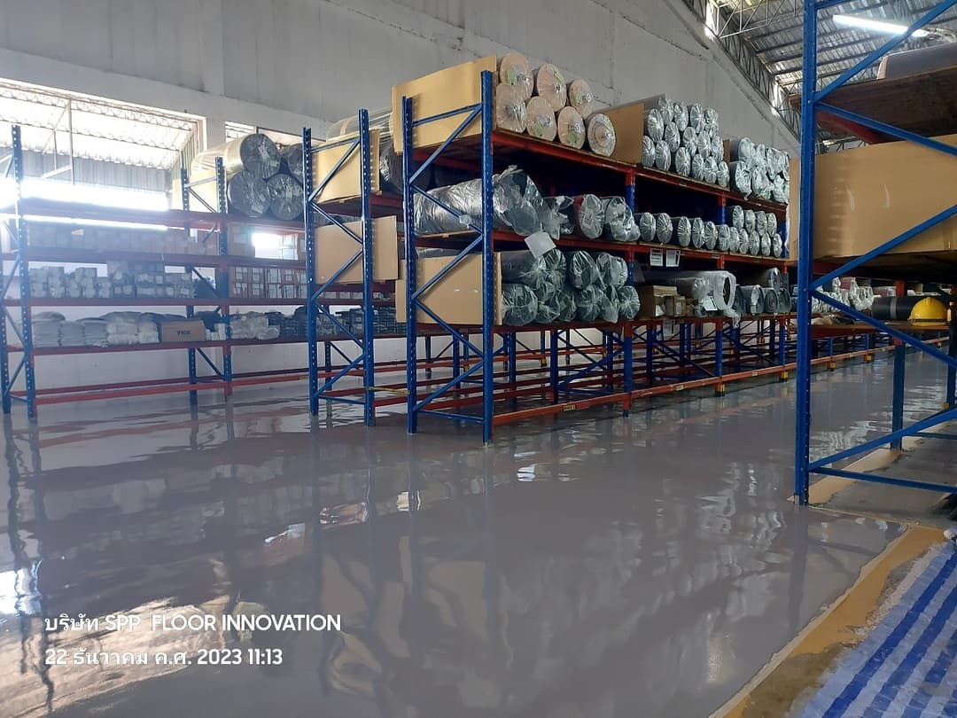 งานเคลือบพื้น PU Polyurethane MF @เลียร์ โคราช