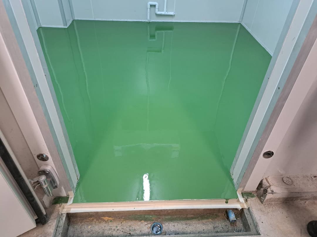 งานเคลือบพื้น PU Polyurethane MF @ภูเก็ต