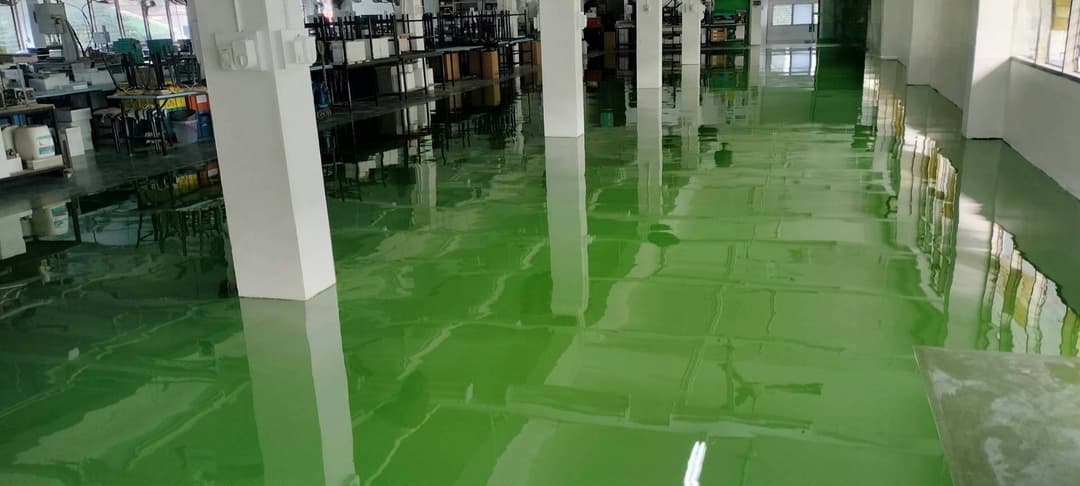 งานเคลือบพื้น PU Polyurethane MF @นวมินทร์