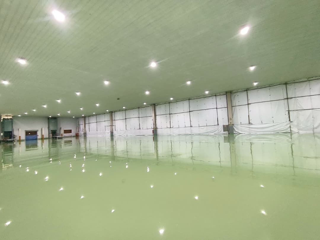 งานพื้น Epoxy self leveling  @สิงห์วังน้อย