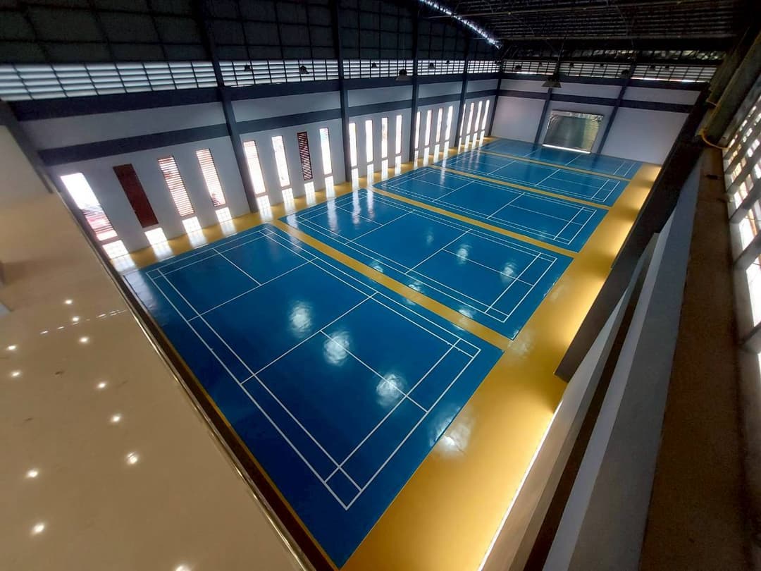 พื้นสนามแบดมินตัน@สงขลา