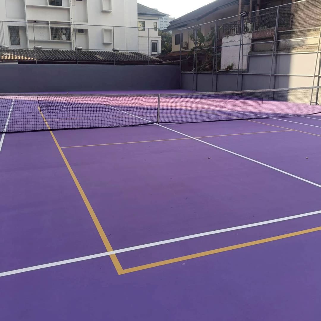 พื้นสนามเทนนิส @วิลล่าบาจาจ
