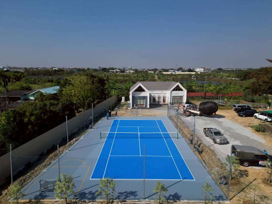 พื้นสนามเทนนิส @สาย1